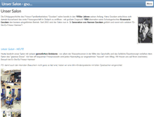 Tablet Screenshot of friseur-hannes.com